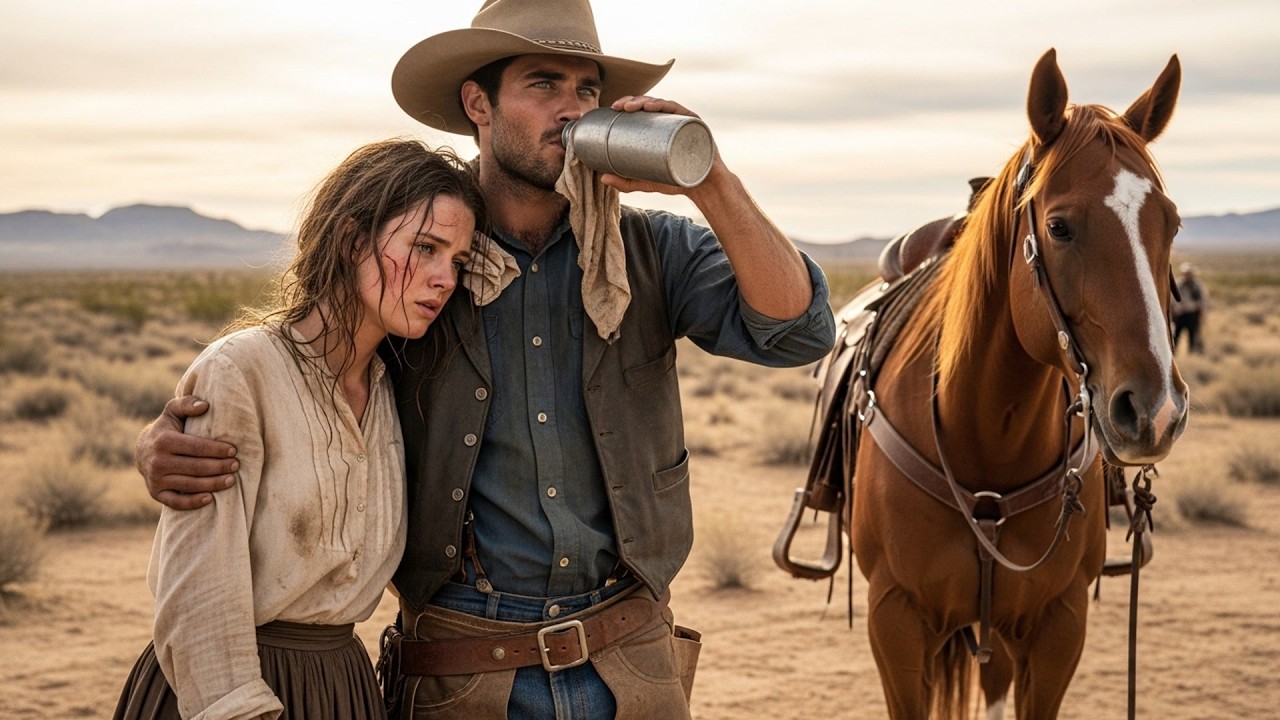 She Was Walking Through The Desert With No Water Left, Cowboy Found Her Before The Sun Finished Her