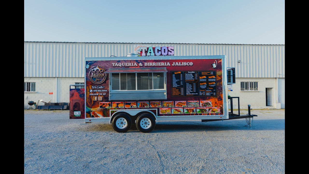 #foodtrailer / #remolques RDN 8x18pies #wrap #taqueria y birrieria jalisco #kentucky