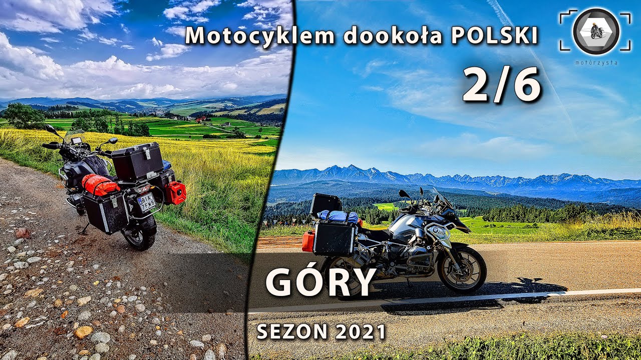 Podhale, Tatry, Łapszanka, Czorsztyn, Zakopane, Trójstyk gr - Motocyklem dookoła POLSKI cz. 2/6 4K]