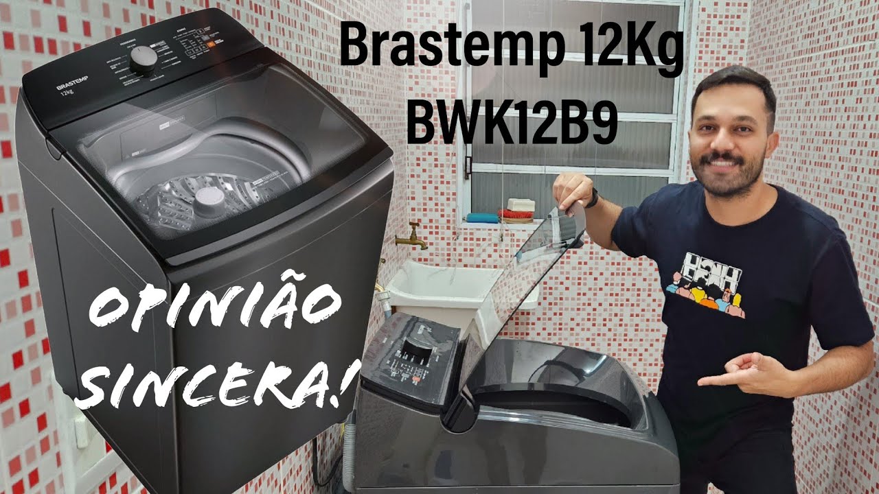 Máquina Brastemp 12 ou 13Kg INSTALAÇÃO COMPLETA Ciclo Tira Manchas e Antibolinha BWK12B9 ou BWK13A9