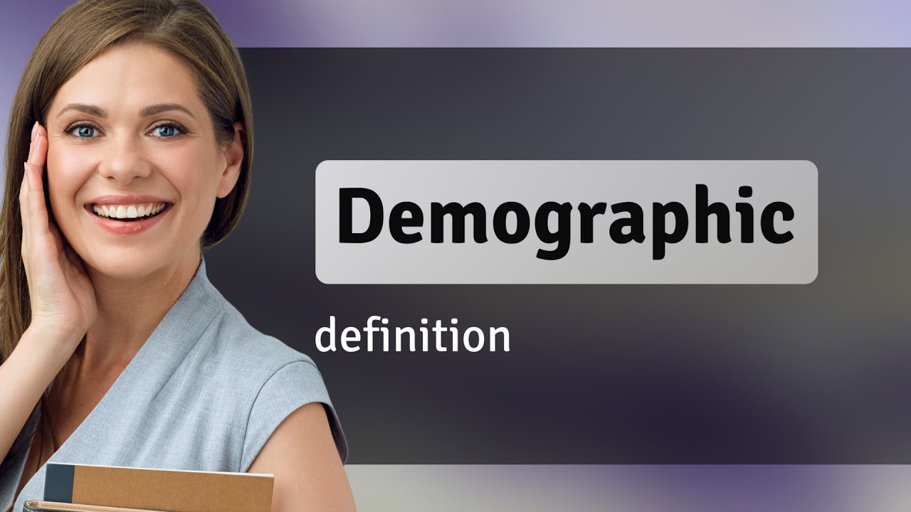 Demographic &mdash; DEMOGRAPHIC definition
