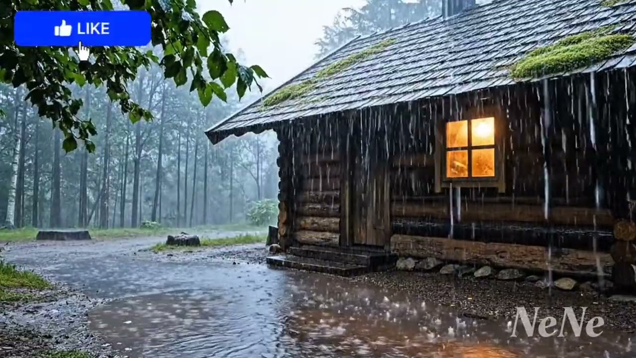 Relaxing Rain ASMR & Ambient Music | Stress Relief & Focus #asmr #rain #nature 