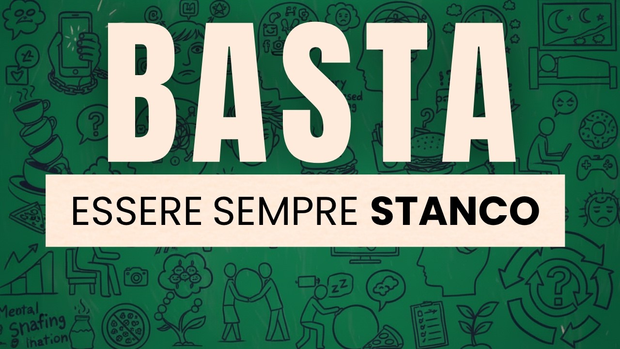 Perché mi sento STANCO e ADDORMENTATO tutto il tempo? - 3 consigli