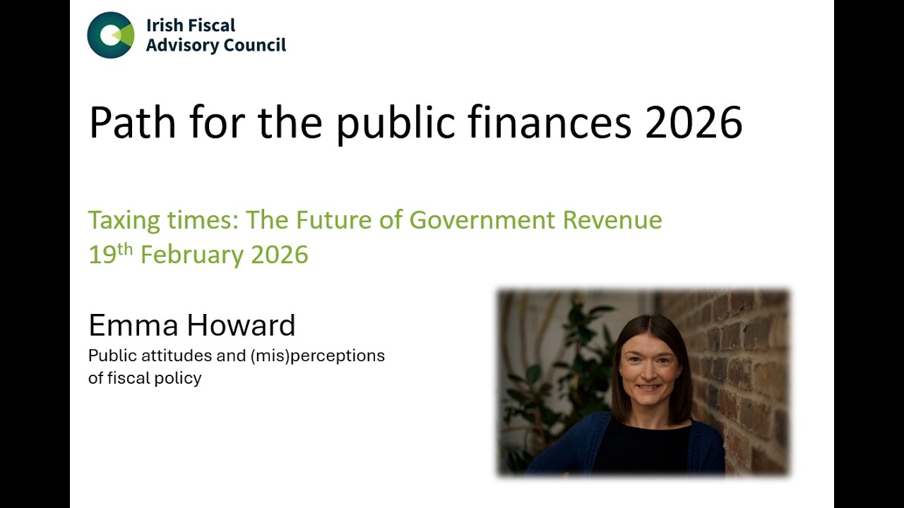 Emma Howard - Public attitudes and (mis)perceptions of fiscal policy