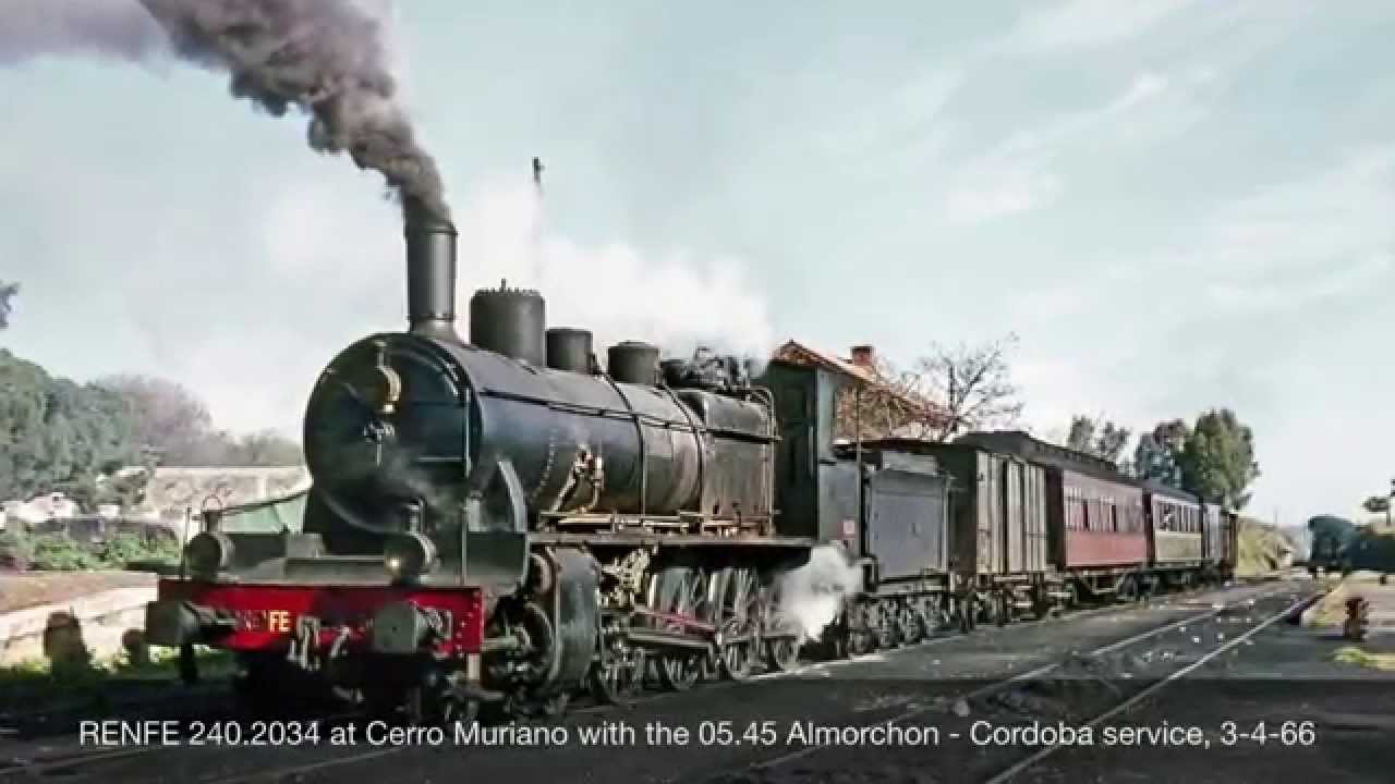 RENFE Vapor años 60 fotos Ian Turnbull
