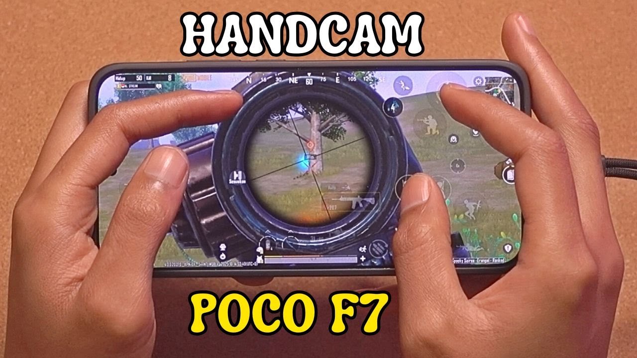 Poco F7 Tes PUBG Handcam | Best Aim Zero Recoil