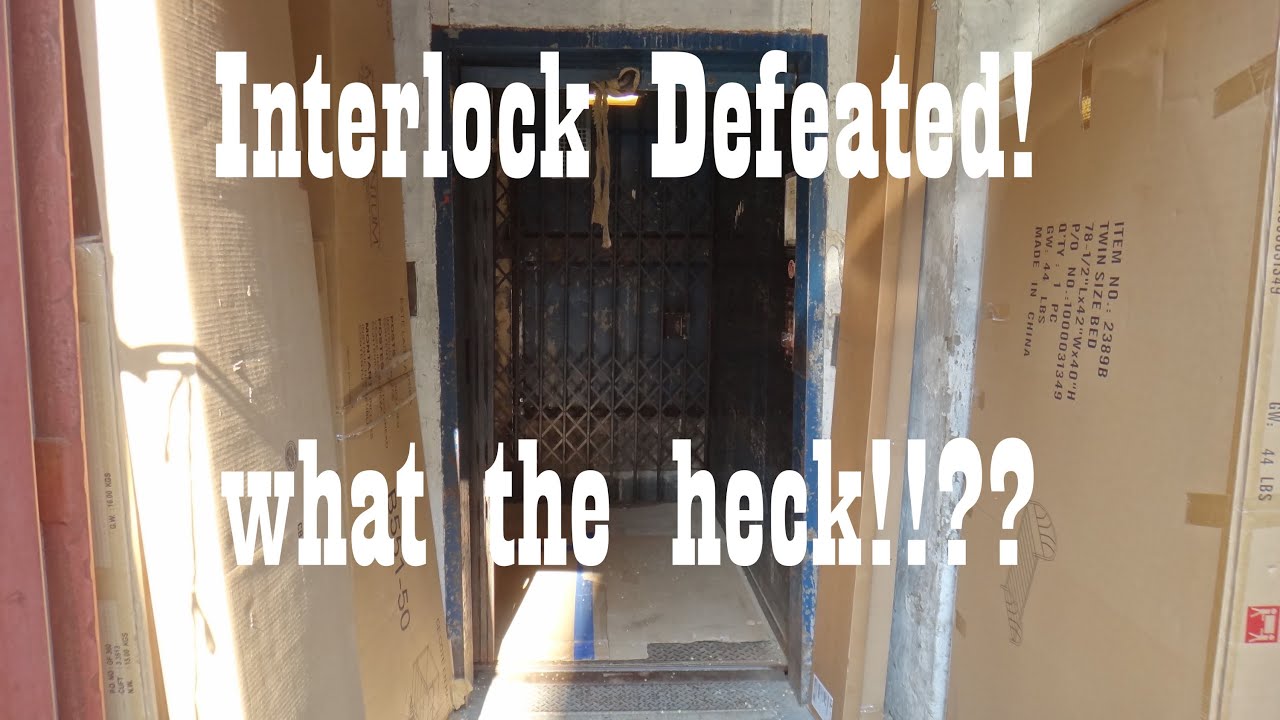 unsafe elevator: Interlock defeated on vintage kiesling elevator @ 89-31 164th St Jamaica NY