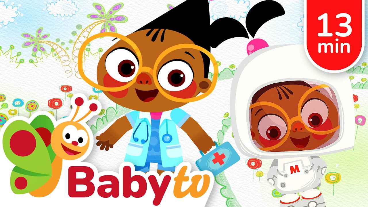 Aprende Profesiones con Mona y Sketch | Diversión Educativa BabyTV