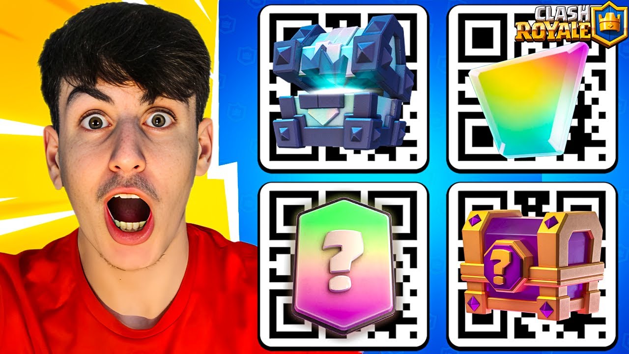 TODOS los NUEVOS CODIGOS QR GRATIS de Clash Royale!