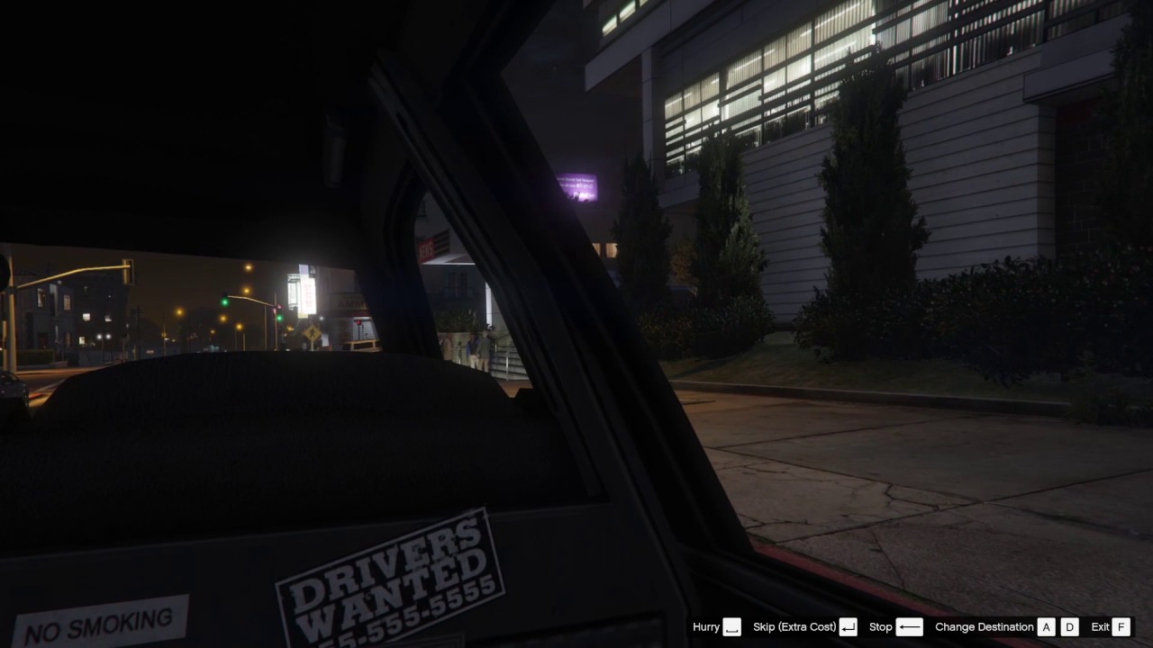 Grand Theft Auto V  - First person taxi ride to paleto bay from elysian island