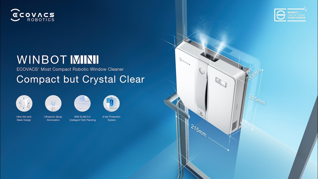 Introducing Ecovacs WINBOT MINI &ndash; our latest window robot cleaner