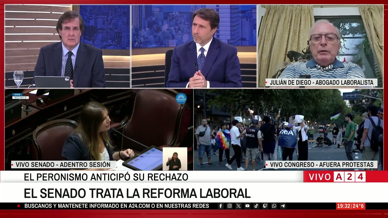 📢 JULIÁN DE DIEGO,  ABOGADO LABORALISTA, ANALIZA LA REFORMA LABORAL QUE SE DEBATE EN EL SENADO