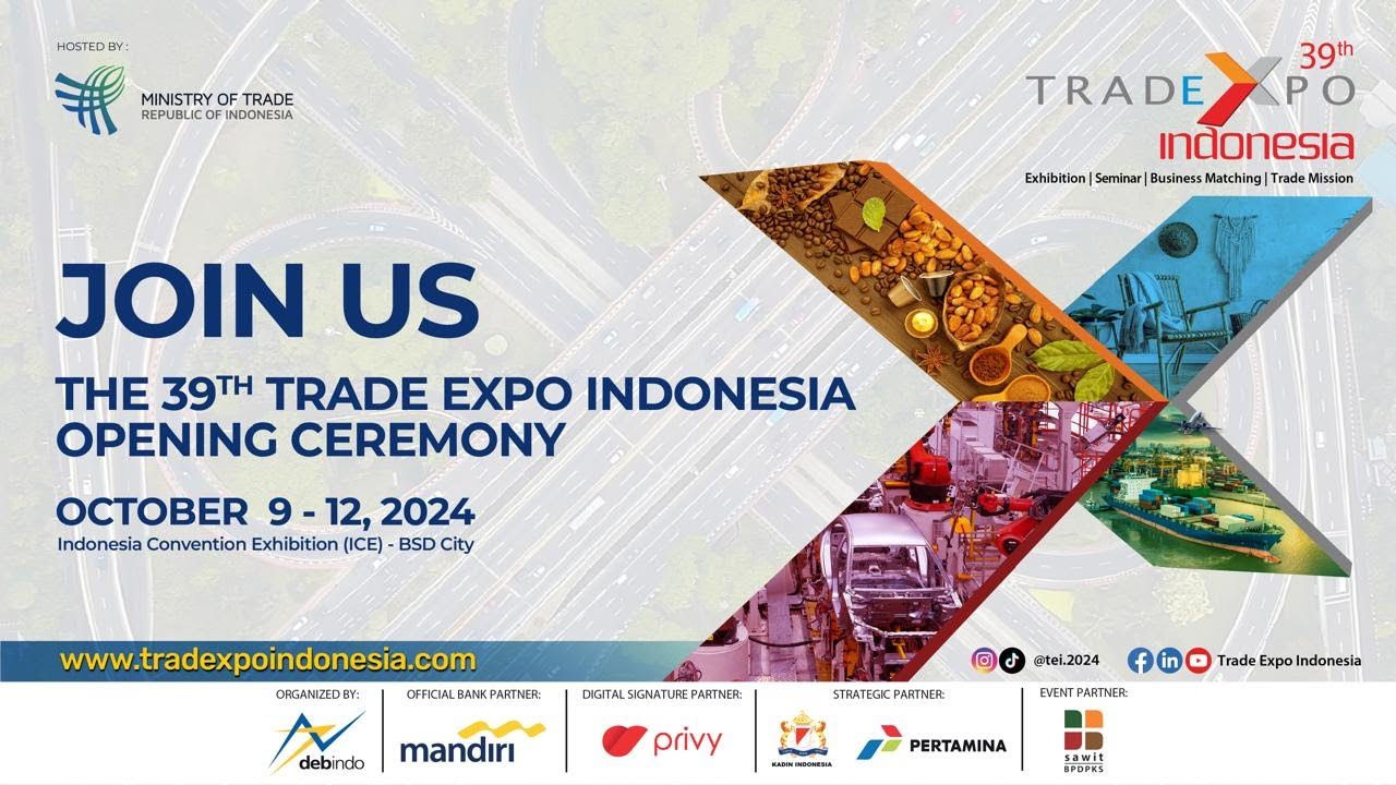 LIVE: Pembukaan Trade Expo Indonesia ke-39