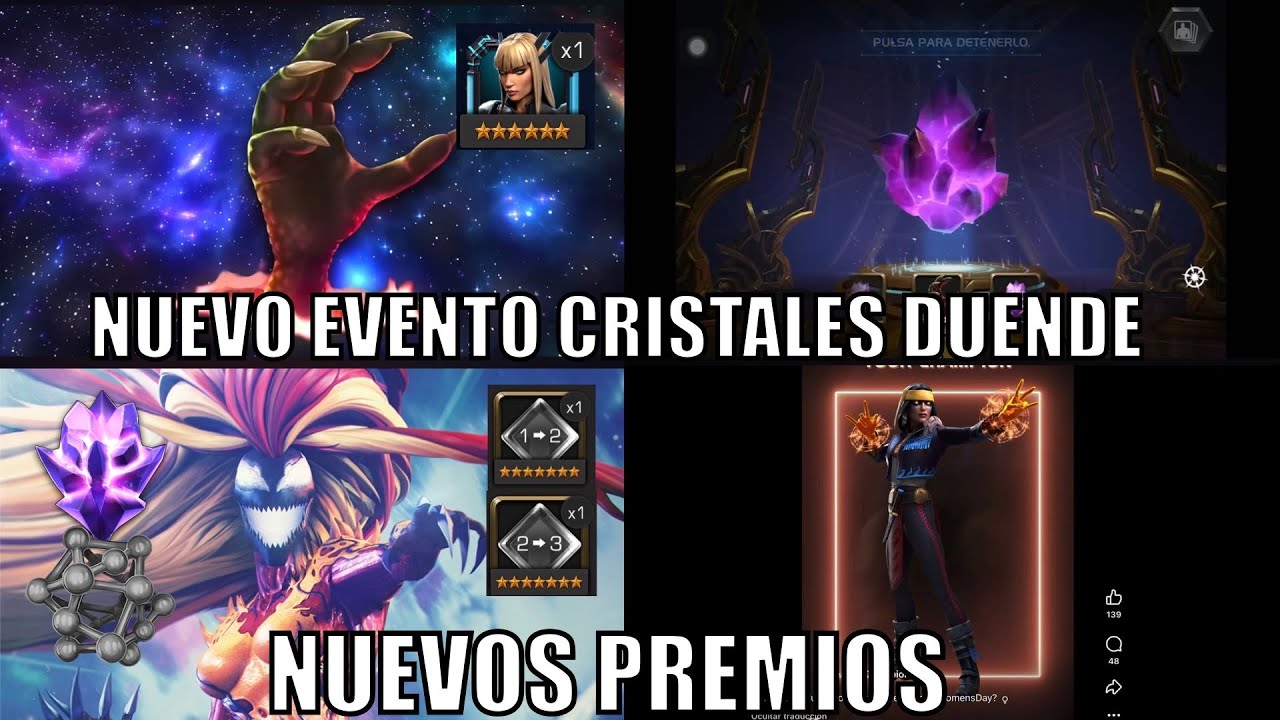 GEMA R2 a R3 - 7⭐️ - CRISTALES DUENDE -CATA BÁSICO GRADO 7 Y MÁS PREMIOS QUE LLEGAN ESTA SEMANA MCOC
