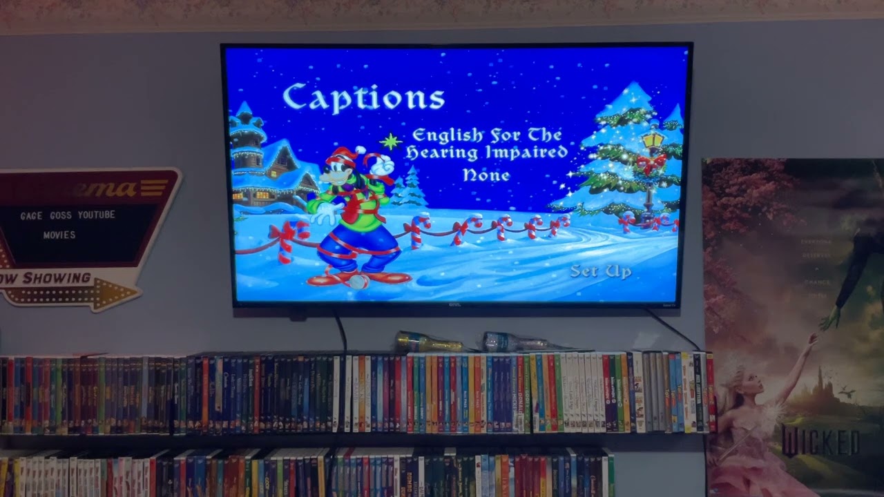 Menu walkthrough of Mickey’s Magical Christmas Snowed In At The House Of Mouse 2001 dvd