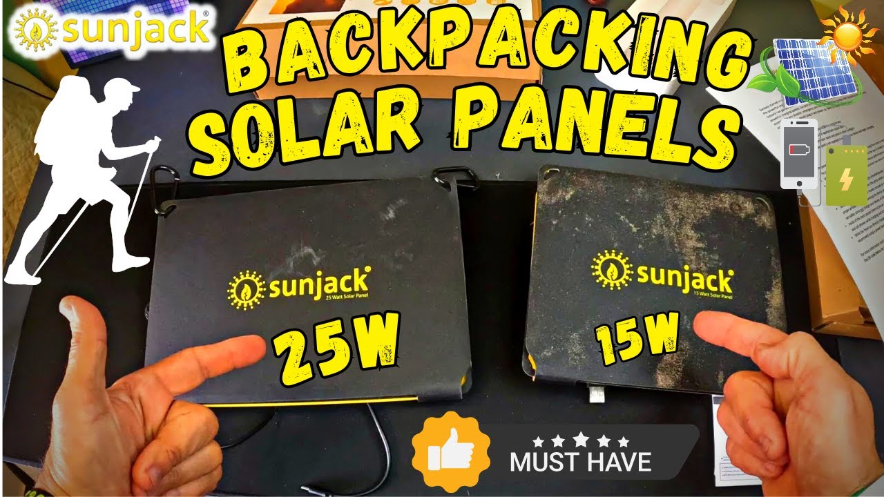 SunJack 15w & 25w Foldable Waterproof Solar Panel - Review