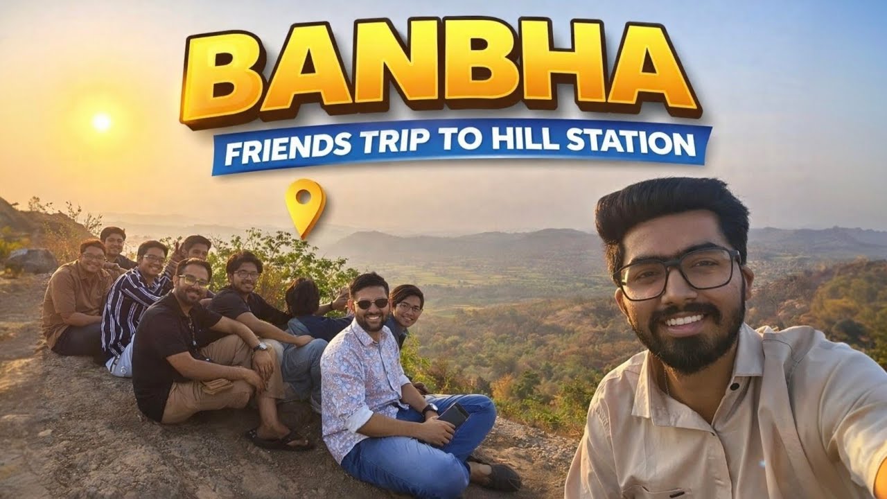 BANBHA Hill Station/tourism 🌄 | Hidden Hill Near Surat |Friends Trip|Amazing view #hillstation#vlog