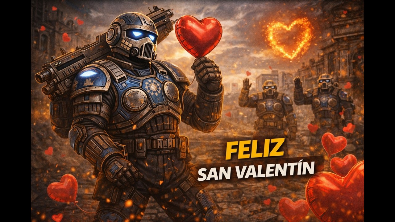 FELIZ SAN VALENTIN EN FFA DE GEARS 5! | PLANCARTE ZV