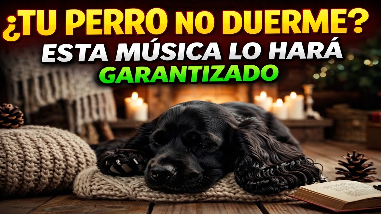 ⭐ PERROS DUERMEN RÁPIDO 🐶 MÚSICA RELAJANTE ANTI ESTRÉS | SONIDO SUAVE SIN INTERRUPCIONES