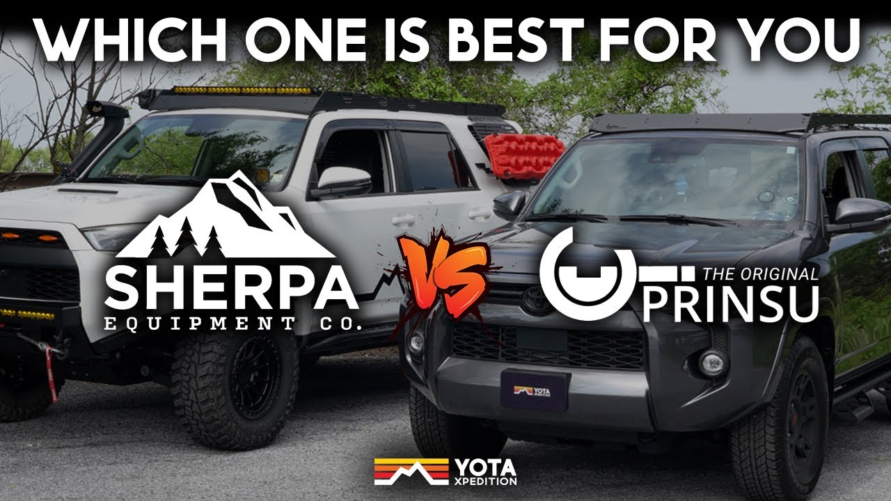 Кто делает лучшие багажники на крышу 4Runner? Sherpa против Prinsu