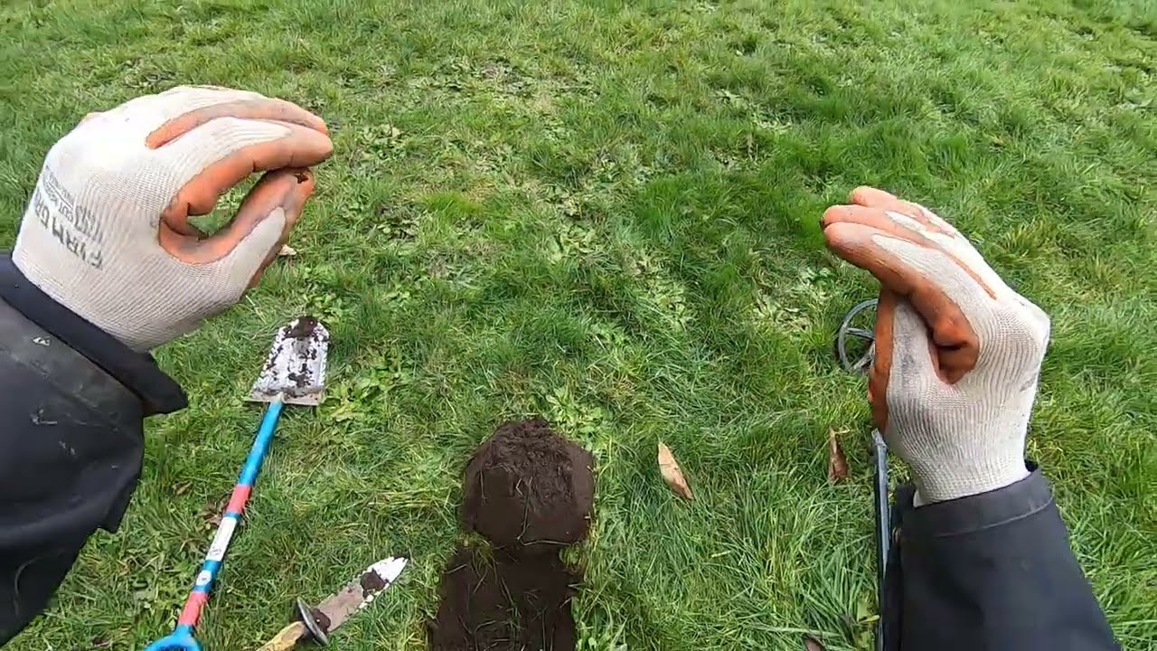 XP Deus 2 v4 dual reactivity demonstration on random targets at the park.