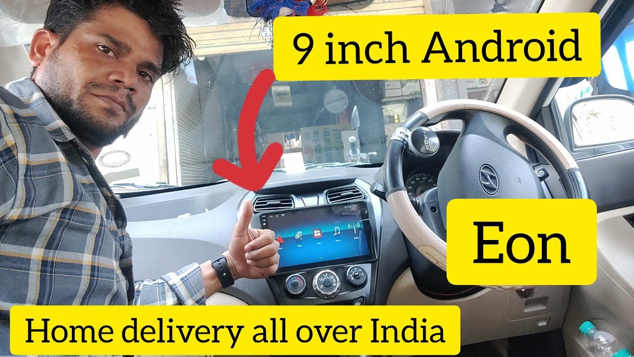 EON car Android music system fitting konnect audio model ts7 (2gb32gb) likha huaa home delivery all