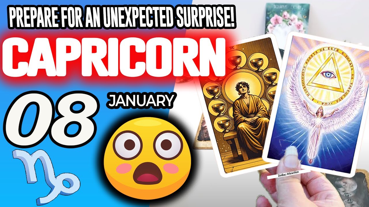 Capricorn ♑😲PREPARE FOR AN UNEXPECTED SURPRISE❗🎁 horoscope for today JANUARY 8 2026 ♑ 