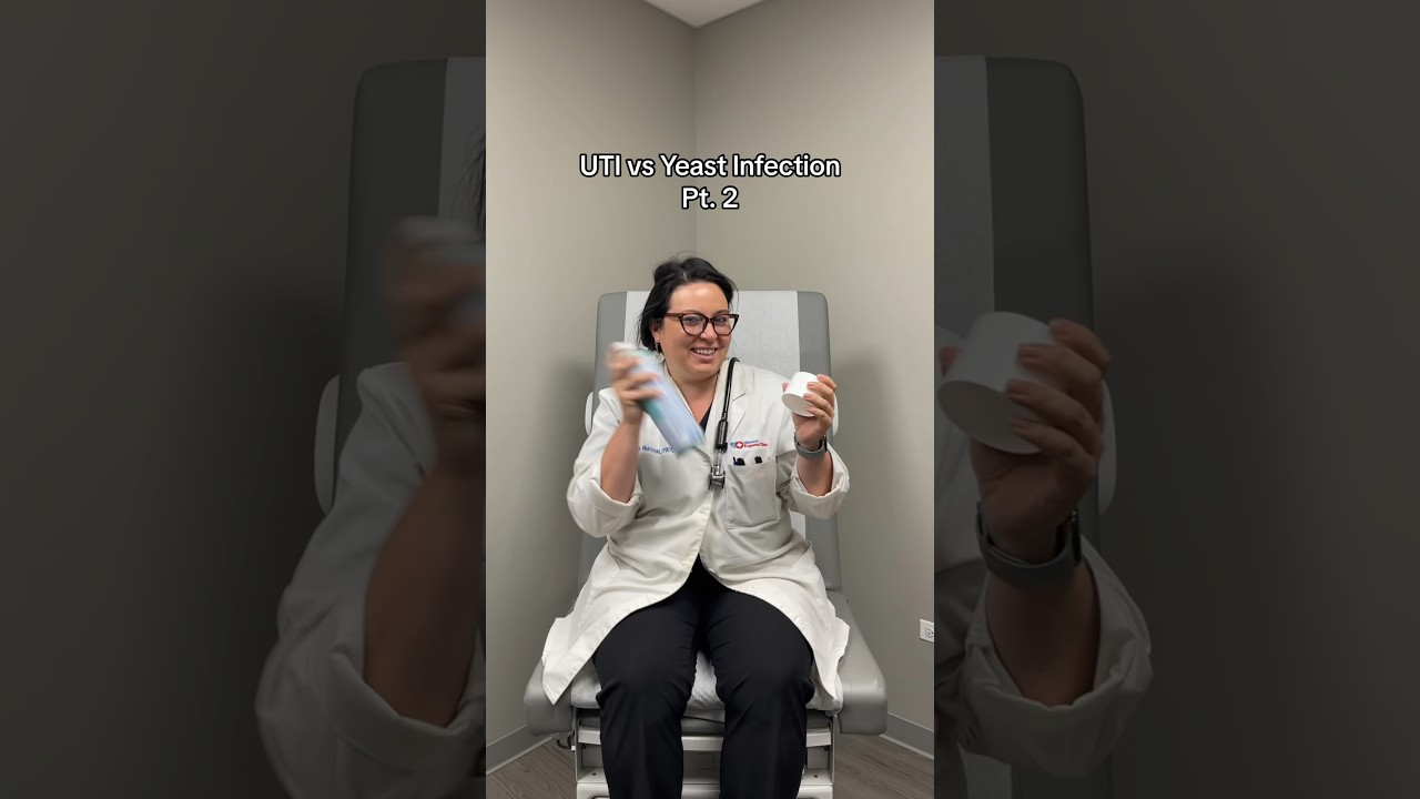 UTI vs. Yeast Infection Pt. 2 #shorts #youtubeshorts #health #midwestexpressclinic