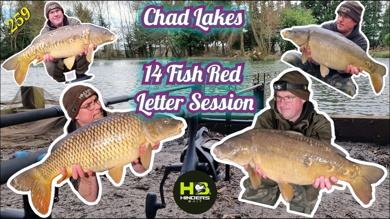 259 Chad Lakes, 14 Fish Red Letter Session