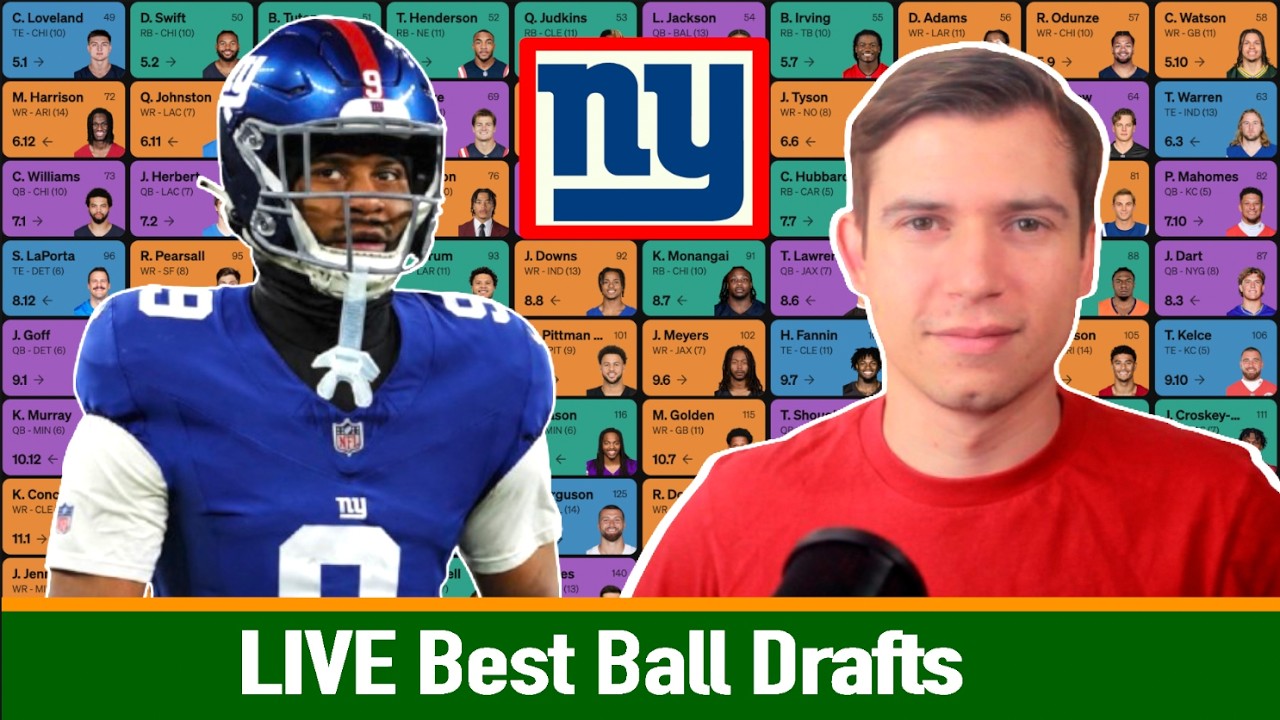 LIVE Best Ball Drafts | 2026 Fantasy Football
