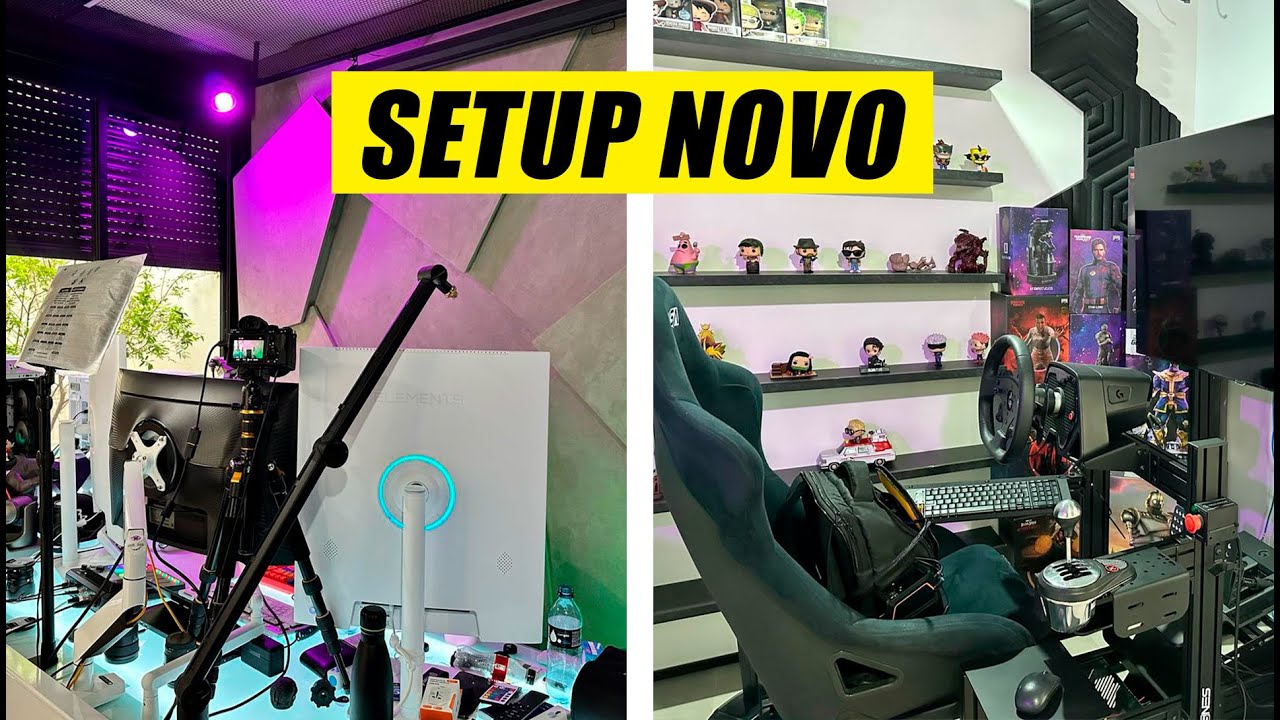 Montei um novo Setup com uma mesa Legal - * Unboxings