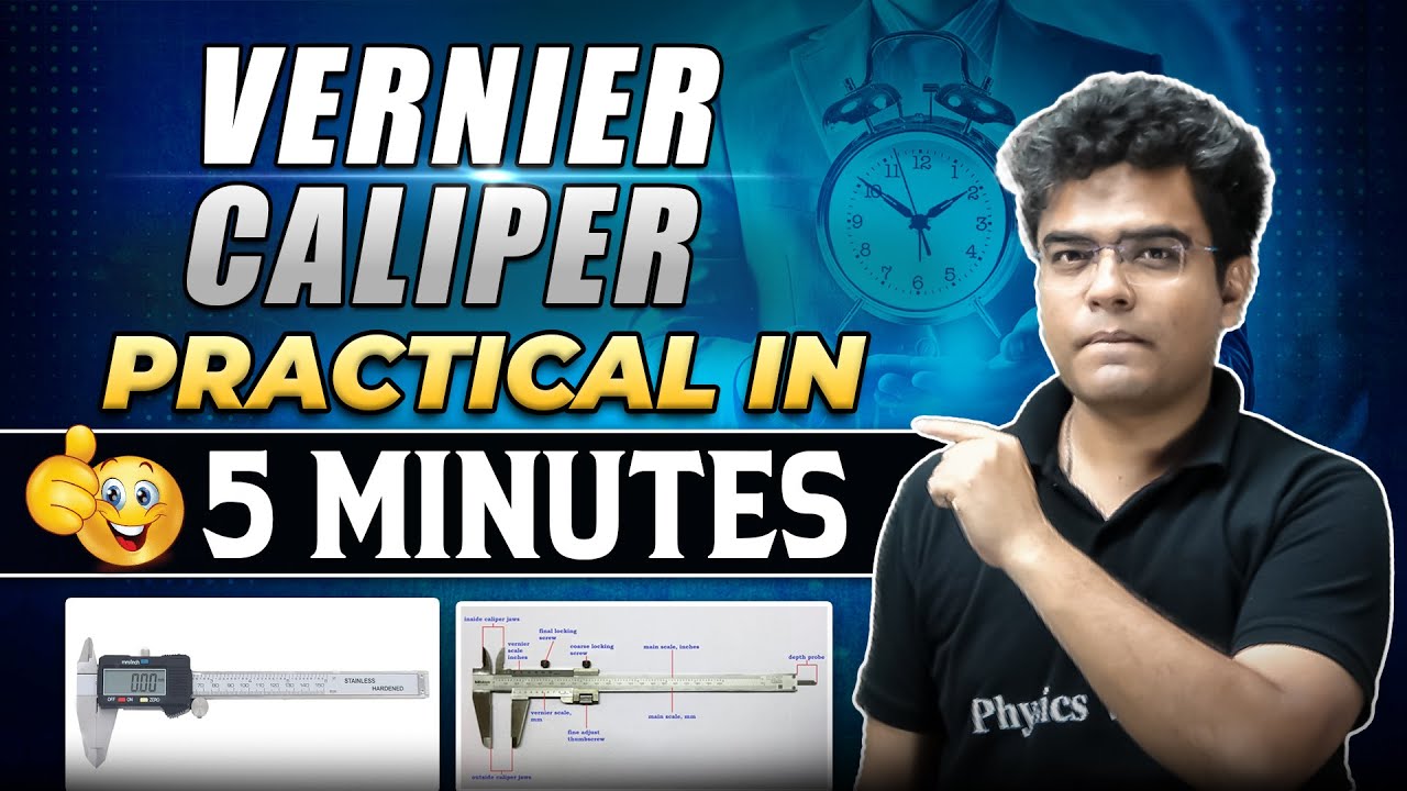 Vernier Caliper | Physics Experiment | Practical in 5 minutes | Class 11/WBCHSE