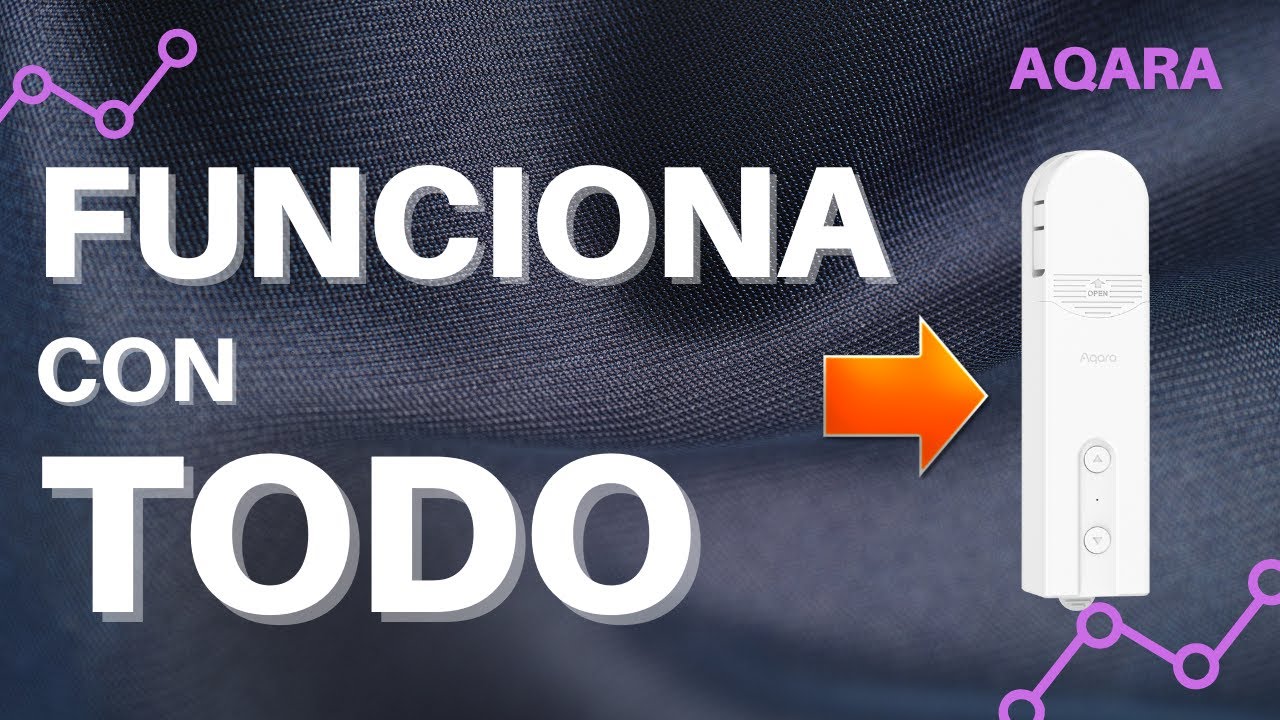 🔴 Motor de Cortinas Inteligente Controlar Cortinas con la voz AQARA E1