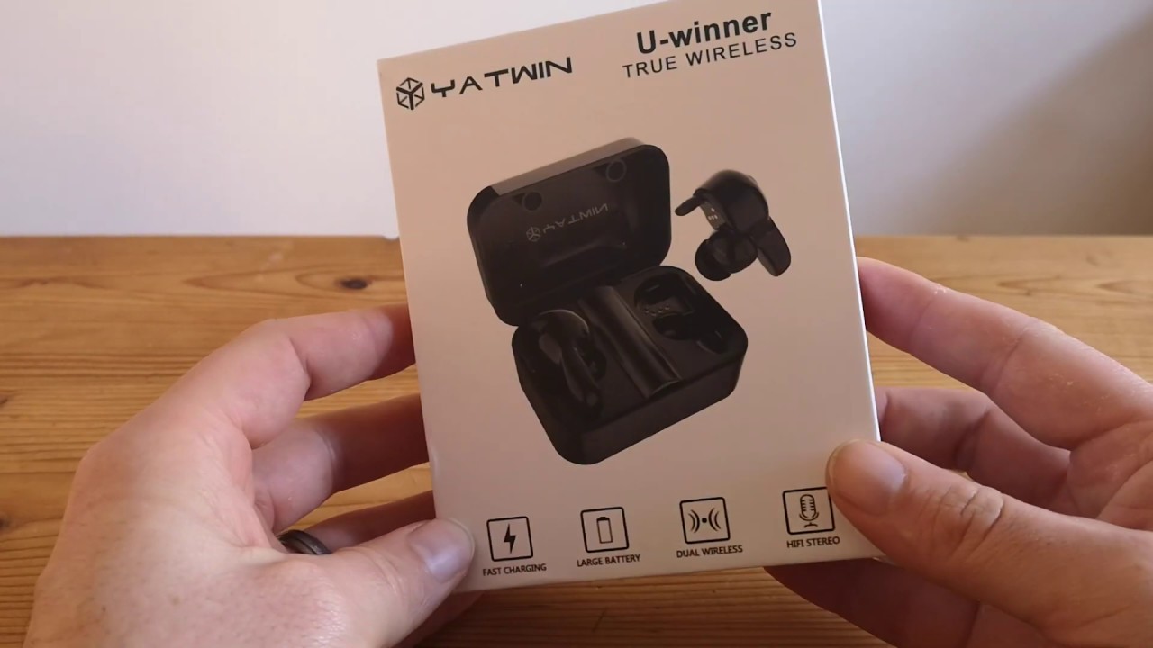 Yatwin U-winner true wireless earbuds, initial review