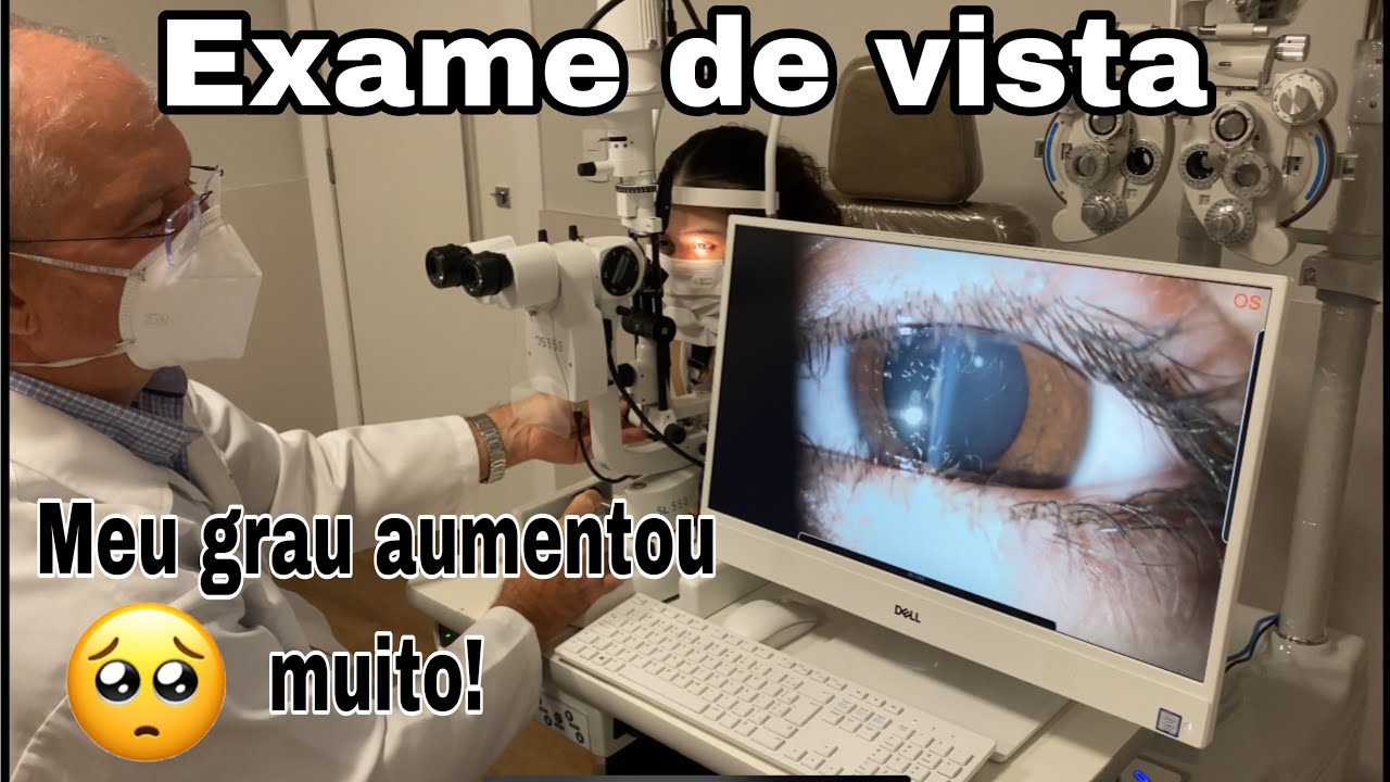 Fizemos exame de vista + Nossos óculos ficaram prontos