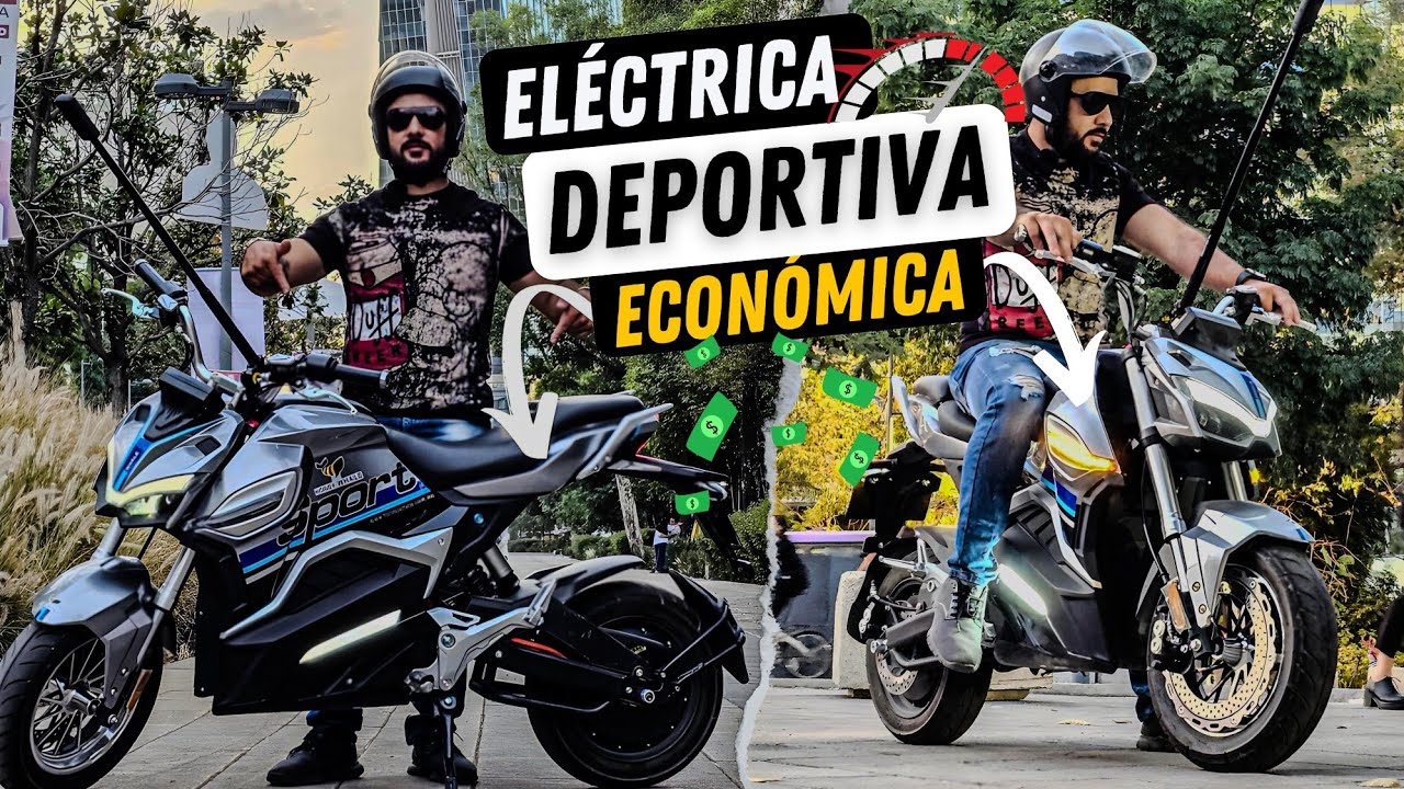 la MEJOR moto ELECTRICA en MEXICO deportiva y economica DM 06