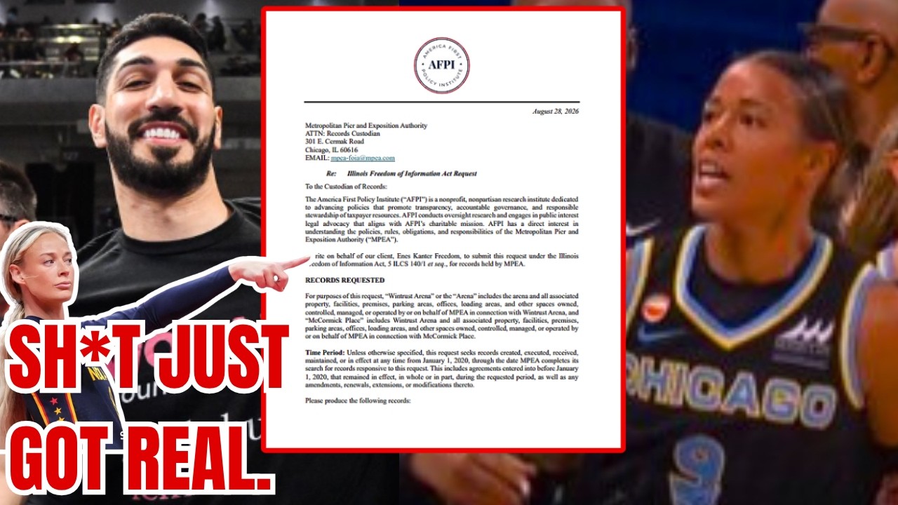 America First PI Opens INVESTIGATION into Chicago Sky, Arena for EJECTION on Enes Kanter Freedom!