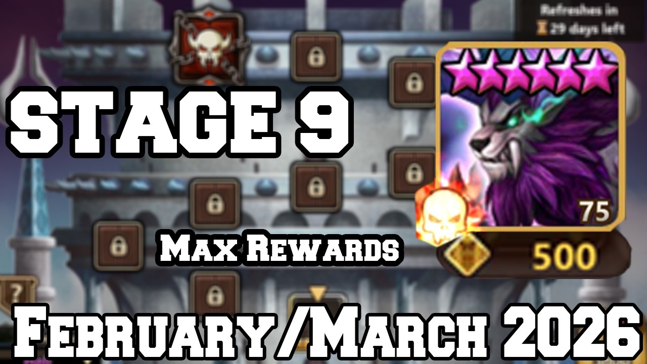 TOA HELL STAGE 9 Max Rewards (500) February/March 2026!