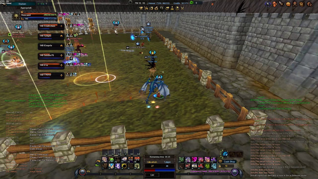 4Story Leyas Knight's PusheeR vs Czech / France