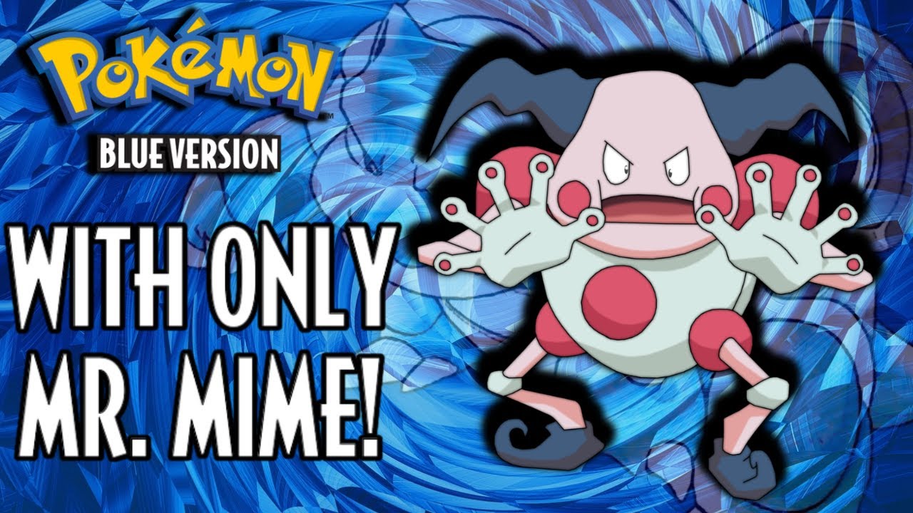 Mr. Mime Solo Run - Pok&eacute;mon Blue