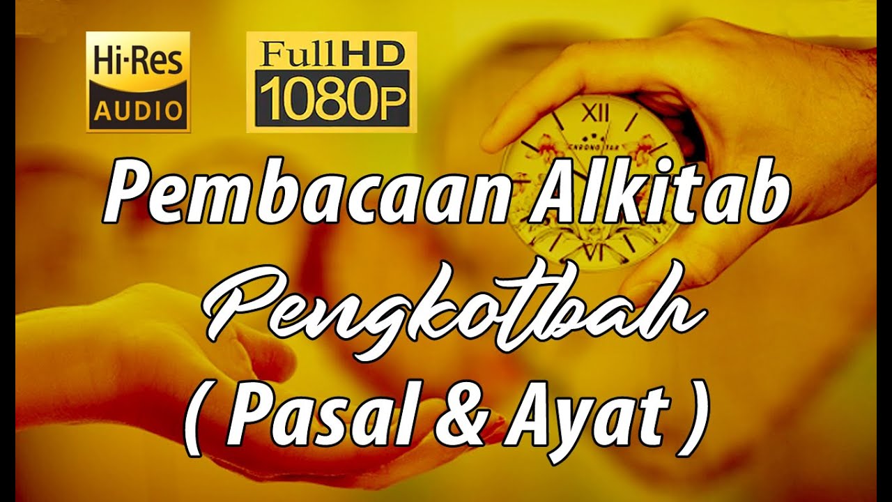 Alkitab Suara - Pengkotbah Full HD, pasal & ayat