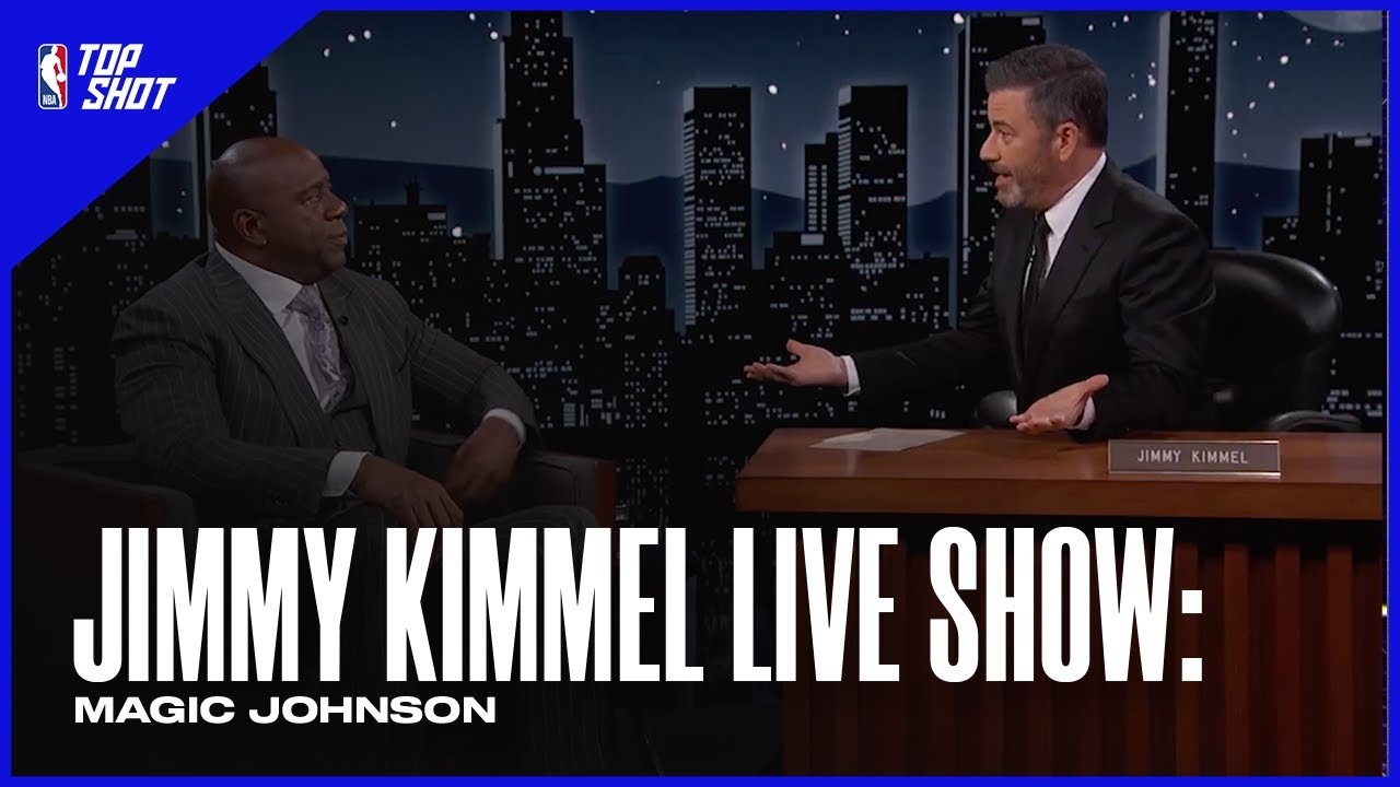 NBA Top Shot: Magic Johnson Goes On The Jimmy Kimmel Live Show
