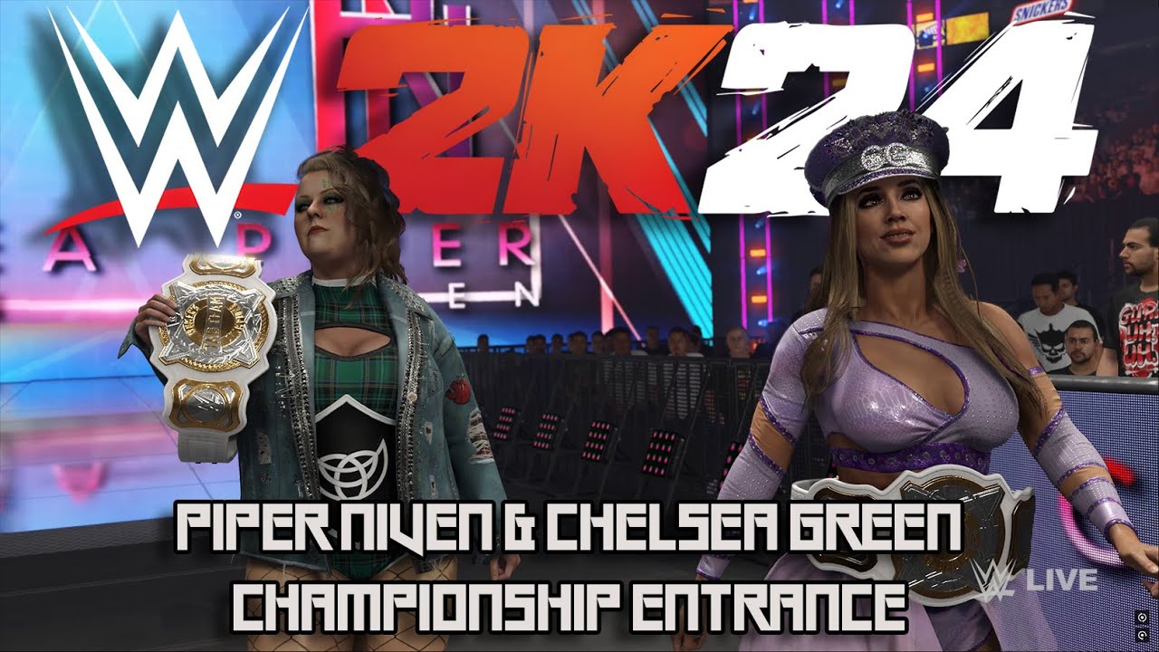 WWE 2K24 - Piper Niven & Chelsea Green Unique Championship Entrance