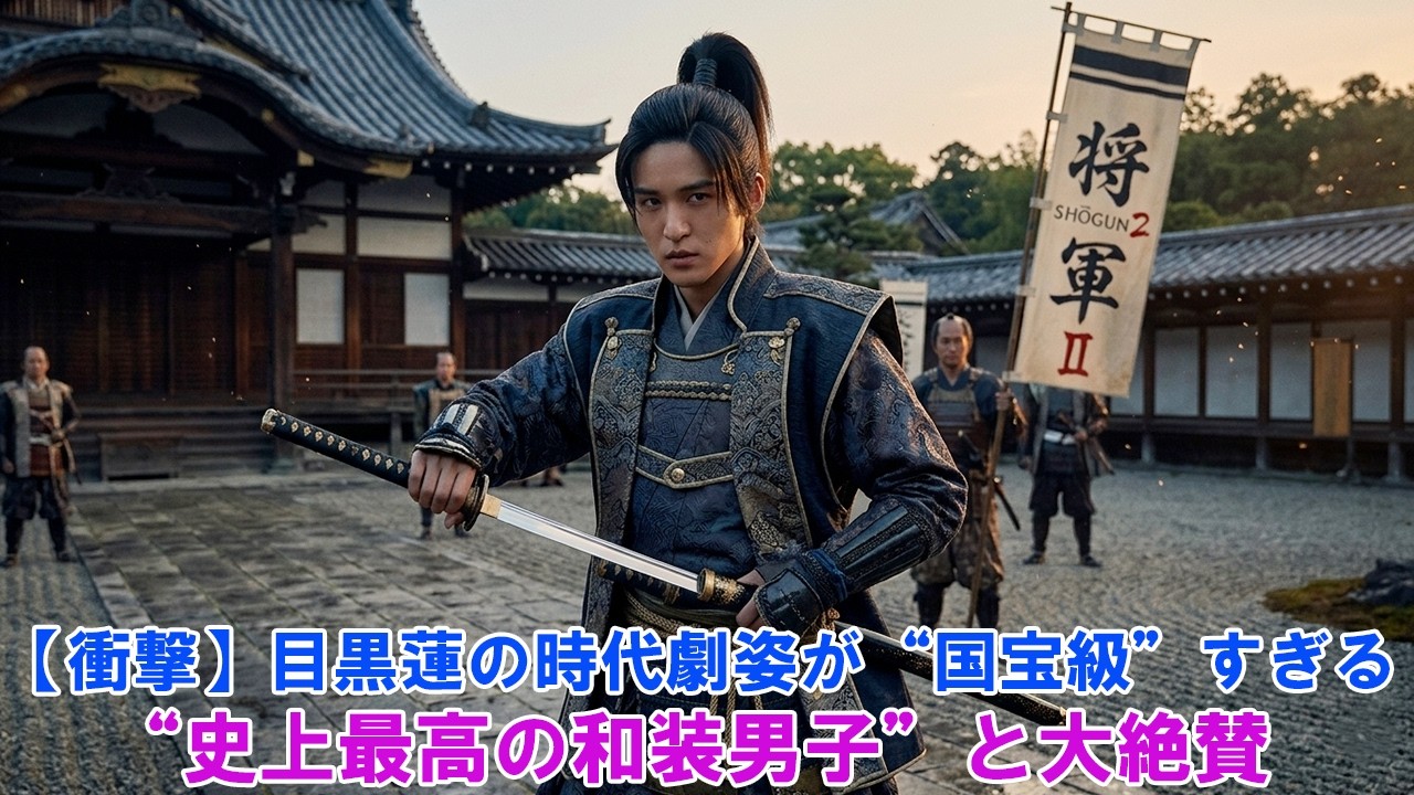 【衝撃】目黒蓮の時代劇姿が&ldquo;国宝級&rdquo;すぎる&hellip;&ldquo;史上最高の和装男子&rdquo;と大絶賛！