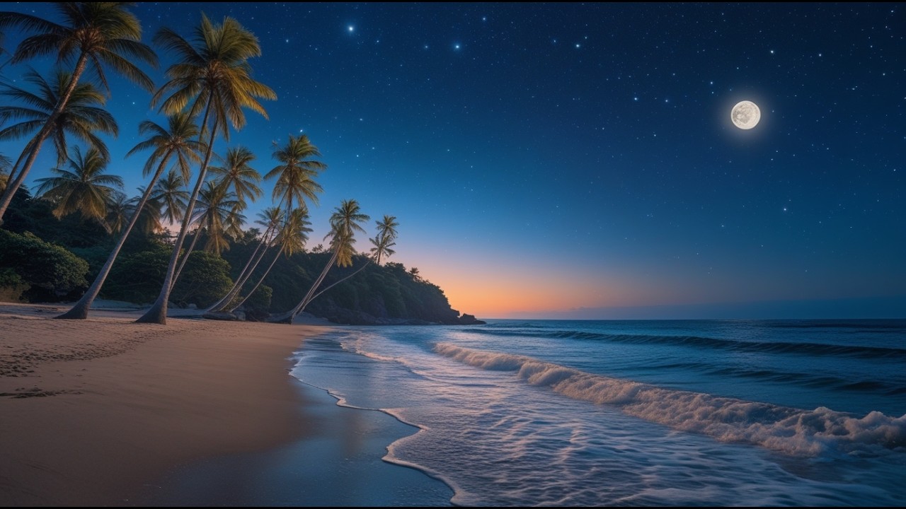 Endless Tide: 8 Hours of Gentle Ocean Waves for Deep Sleep & Coastal Peace