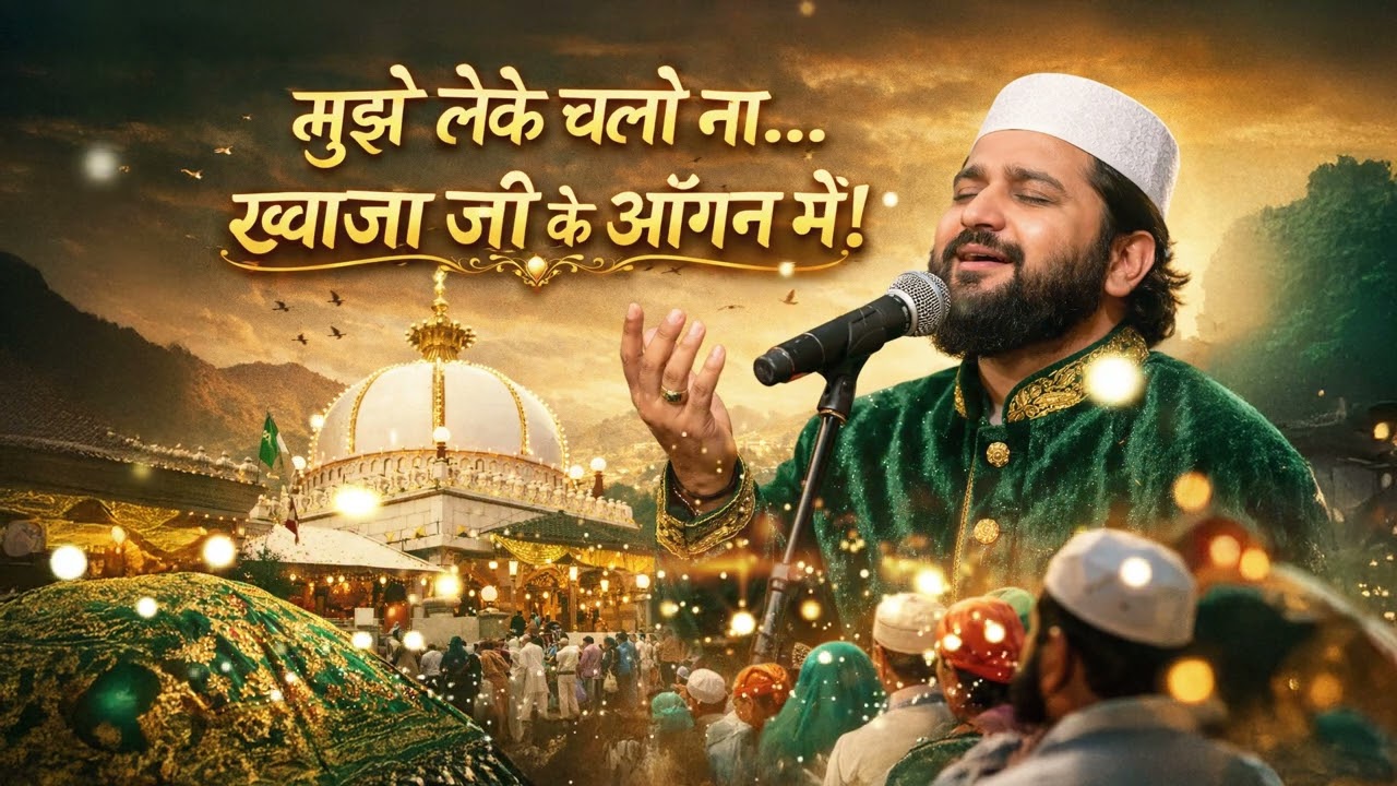 मुुझे लेके चलो ना - ख्वाजा जी के आँगन में  Mujhe Leke Chalo Na | #ajmersharif #khwajagaribnawaz