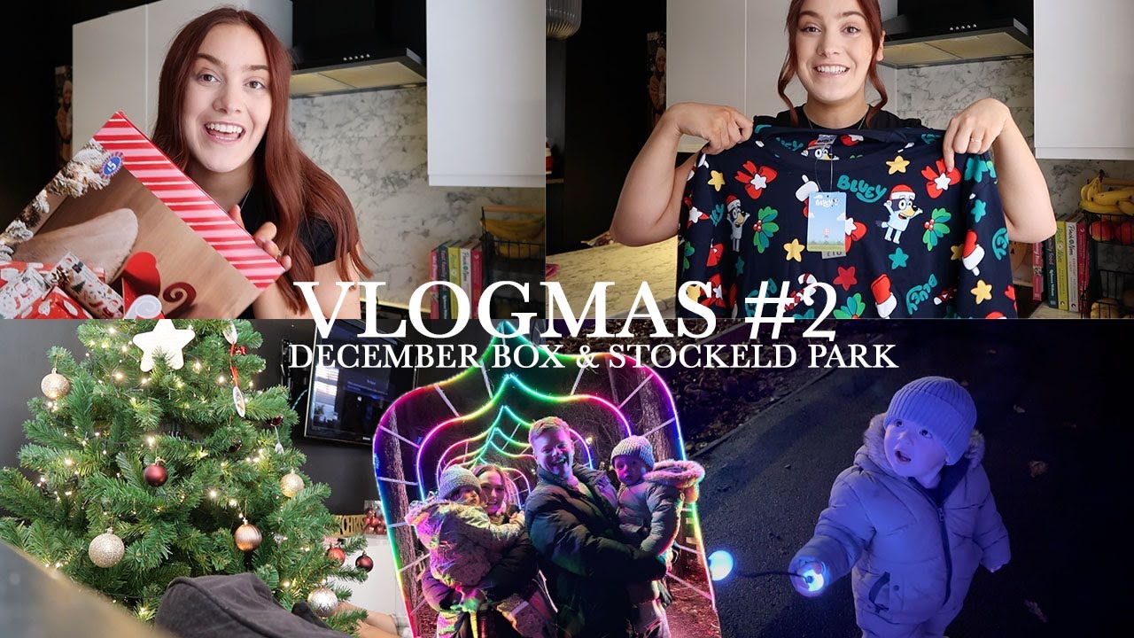 VLOGMAS #2 || December Box, Decorating the tree & Stockeld Park 🎄🎅🏻⛸