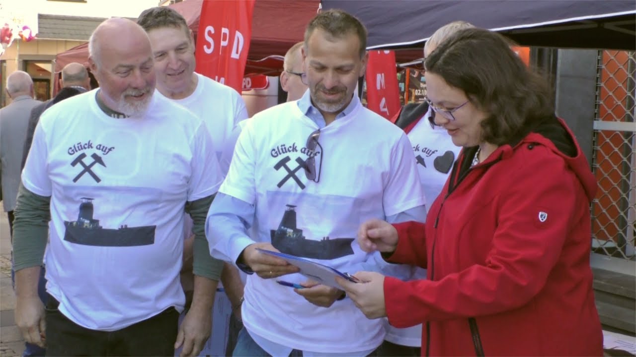 11.09.2018 - Rathscheck-Bergleute k&auml;mpfen f&uuml;r ihre Arbeitspl&auml;tze