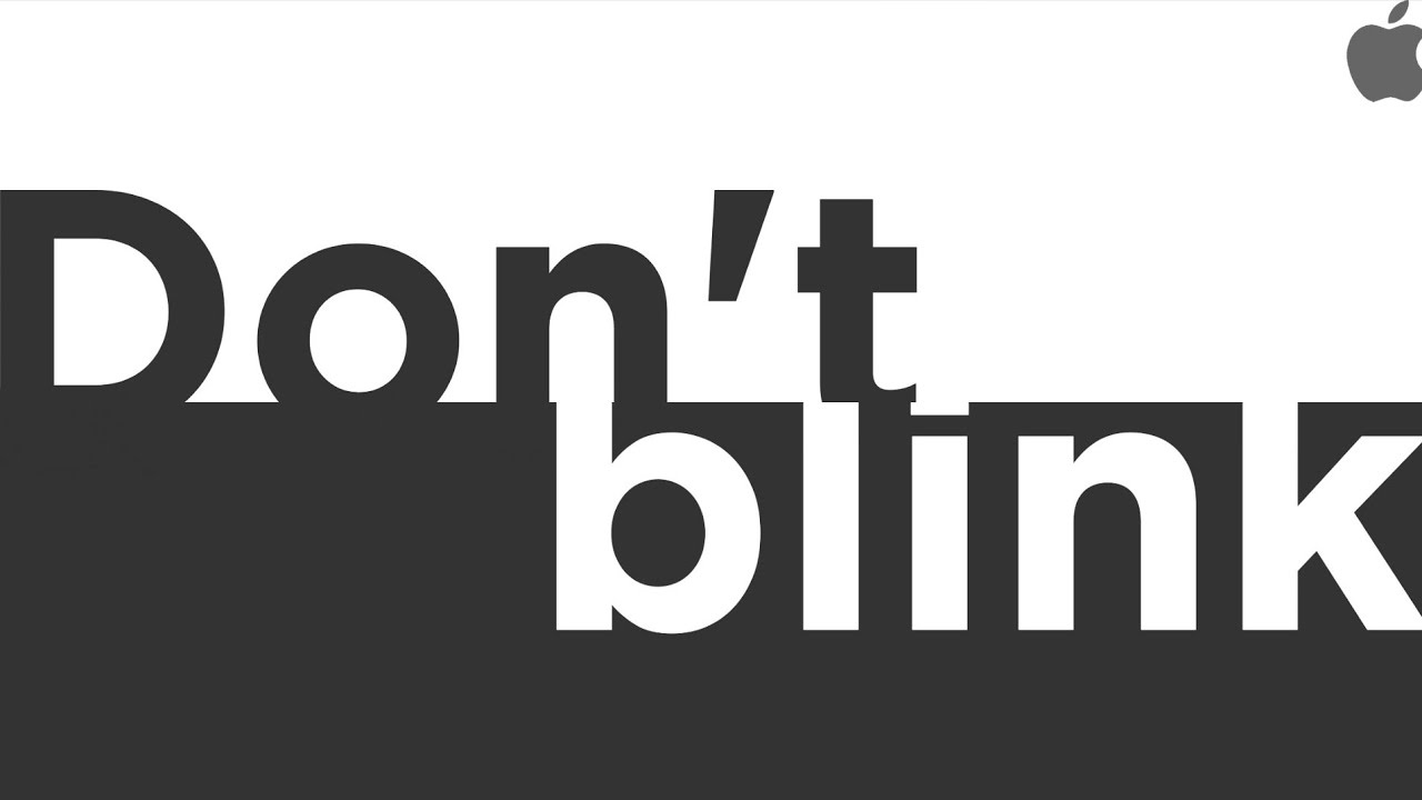 STOMP KINETIC TYPOGRAPHICAL INTRO - Don't Blink
