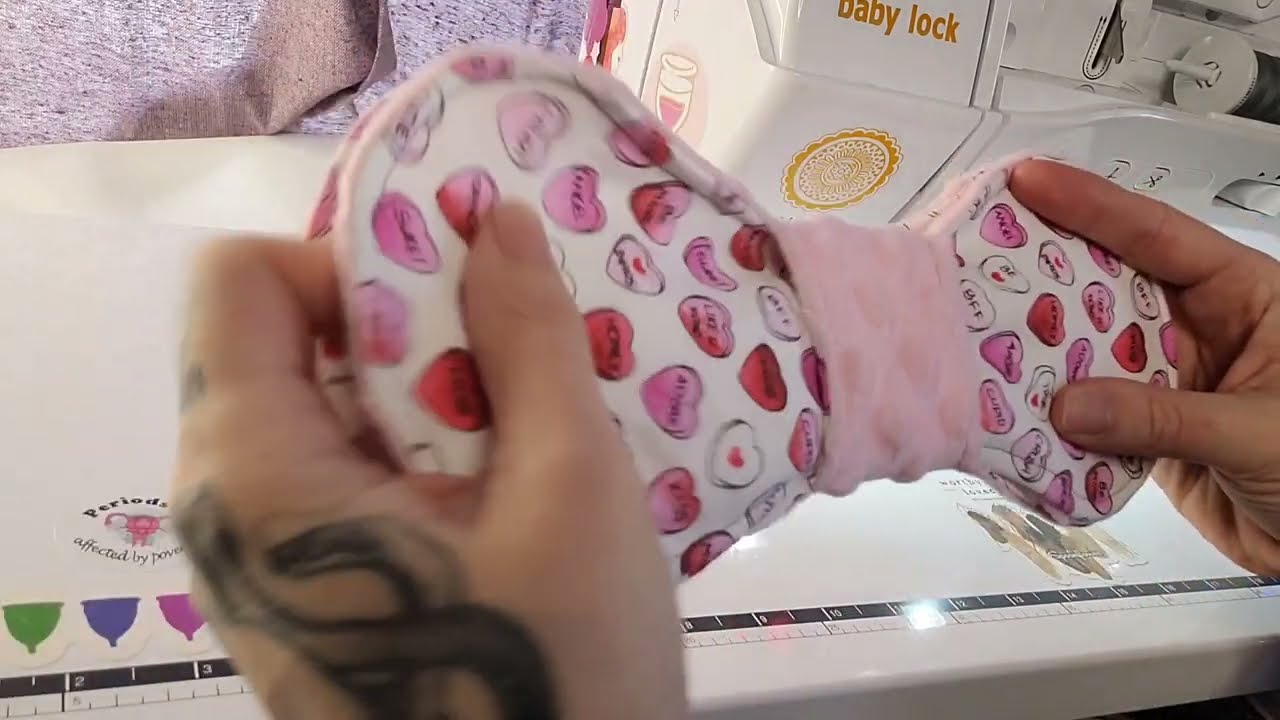 Sewing H-style Cloth Pad with a waterproof layer!